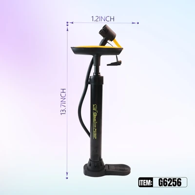 G6256, Hand Air Pump For Bike/Ball  6″ x 15″ Inch, 887257462566