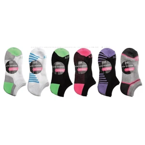 MY912, Elite Socks Ankle Performance Ladies 3PR Prints, 8-75126-00912-7