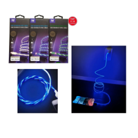 Flowing LED Charge & Sync Cable for iPhone 14, 13, 12 & Others