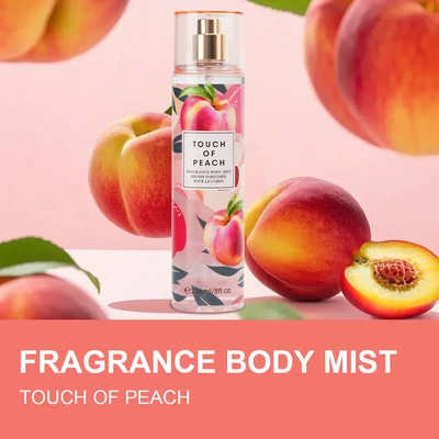 88624, Fragrance Body Mist 8 oz/236 ml Touch Of Peach for Women - United Scents, 191554886247