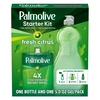PD20SK, Palmolive Dish Soap Starter Kit (1 Gel Pack + 1 refillable 20oz Bottle), 827854012382