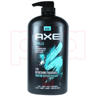 ABW33A, Axe Body Wash Pump (1L) 33.8oz Apollo, 8901030912641