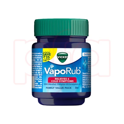 VVR25-384, Vicks VapoRub 25ml, 4987176191205