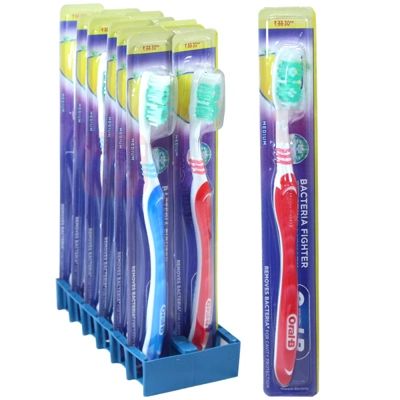 OB1BFM, Oral-B Toothbrush Bacteria Fighter Medium, 4902430345286