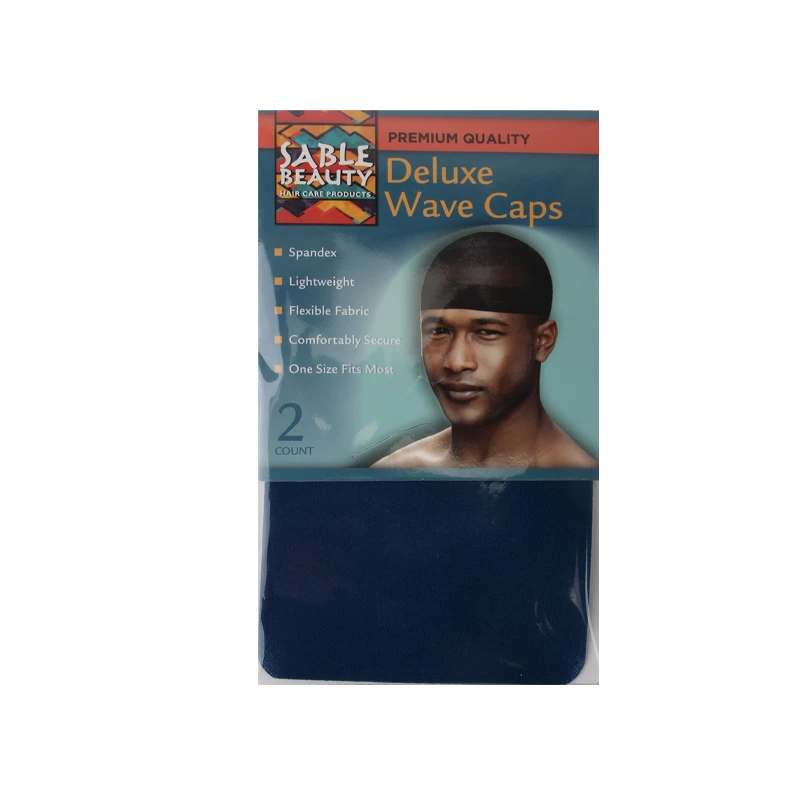 Sable Beauty Deluxe Wave Cap 2PK Navy