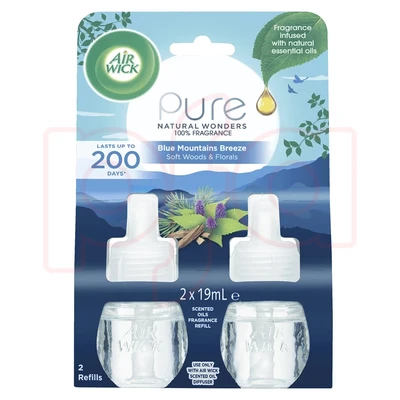 AWO2-BMB, Air Wick Oil Refill 19mL 2 Pack Blue Mountain Breeze, 9300701069940
