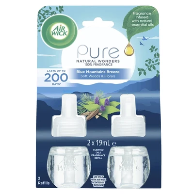 AWO2-BMB, Air Wick Oil Refill 19mL 2 Pack Blue Mountain Breeze, 9300701069940