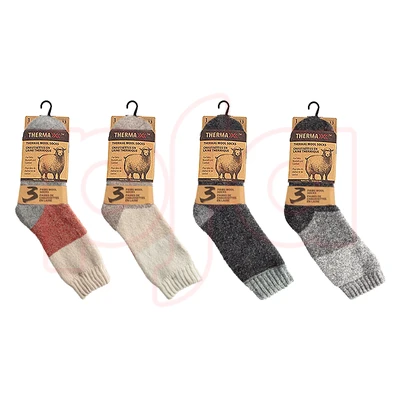 12214, Thermal Men's Wool Socks 10-13, 191554122147