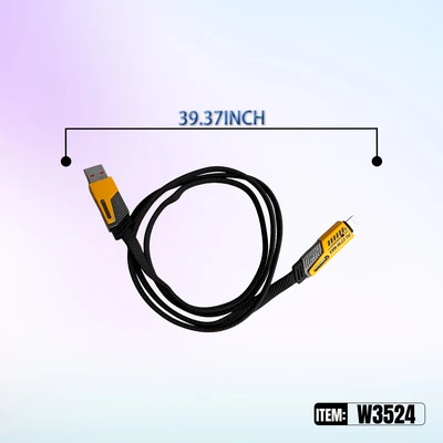 W3524, FAST CHARGING DATA CABLE 1M 65W Type C-C, 6918033876483