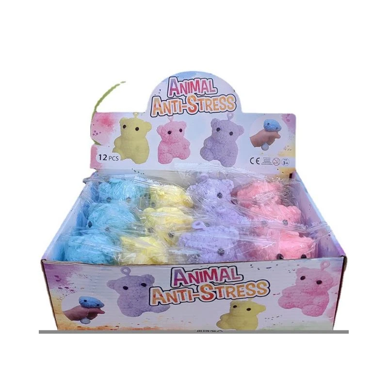 Rose bear flashing toy