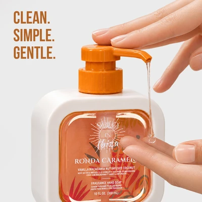 60722, Solo EN Ibiza Hand Soap 10oz – Ronda Caramelo, 191554607224