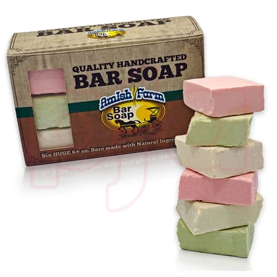 ABS5-6-8, Amish Bar Soap 6oz 6PK Box (8/cs)
