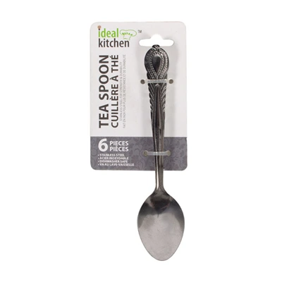 56333, Ideal Kitchen Stainless Steel 6PK Tea Spoon, 191554563339