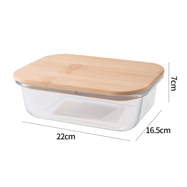 33170, Fresh Guard Glass Container w/ Bamboo Lid 50.7oz Oven Safe, 191554331709
