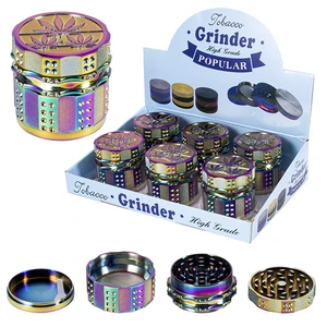 52050, Grinder 4 Parts 52*51.5mm UV Leaf, 036882520503