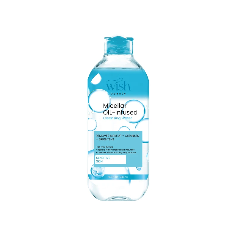 Wish Beauty Micellar Oil-Infused Cleansing Water 13.5oz/400mL