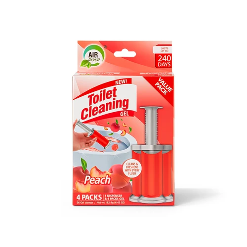 Peach Toilet Cleaning Gel Value Pack