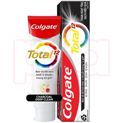 CTP170TCDC, Colgate Toothpaste 170g 6oz Total Charcoal Deep Clean, 8935102106409