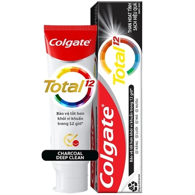 CTP170TCDC, Colgate Toothpaste 170g 6oz Total Charcoal Deep Clean, 8935102106409