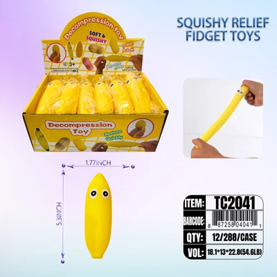 TC2041, Squishy Banana  5.3", 887258040411