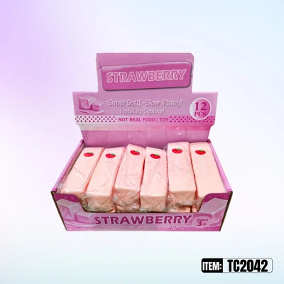 TC2042, Squishy Butter Strawberry  5.31"x1.57"x1.46", 887258040428