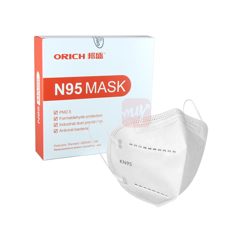 Face Mask KN95 5Pack WHITE ORICH