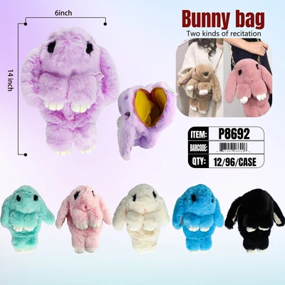 P8692, Fashion Rabbit Cro-Bags Solid Color, 887257286926