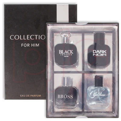 88541, Men's 4pcs Coffret Set Collection  FOR HIM 1.0fl.oz/30ml×3 EDP, 191554885417