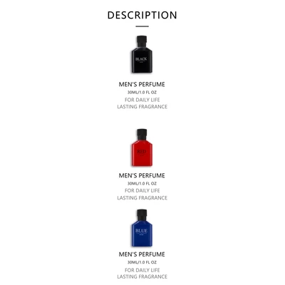 88524, Eau de Parfum 1.0 oz/30 ml 3 Pcs Set for Men Black Intense/Blue Intense/Red Intense - United Scents, 191554885240