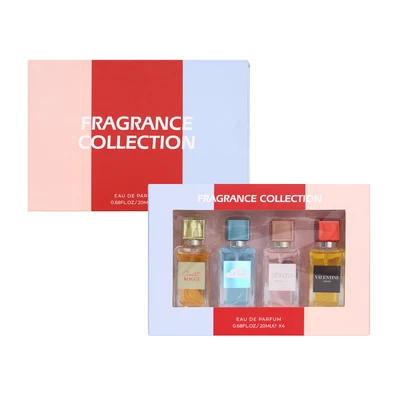 88970, Women's 4pcs Set FRAGRANCE COLLECTION3  4×30ml/1.0fl.oz EDP SCARLET /SOFT CLOUD /VALENTINE /SERENA, 191554889705