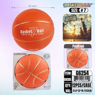 G6254, Basketball Orange No.#7 Indoor & Outdoor, 887257462542