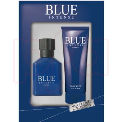 88502, Men's 2pcs Set  Blue Intense 50ml/1.7fl.oz EDT + 80ml/2.8fl.oz Body Wash, 191554885028