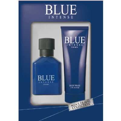 88502, Men's 2pcs Set  Blue Intense 50ml/1.7fl.oz EDT + 80ml/2.8fl.oz Body Wash, 191554885028