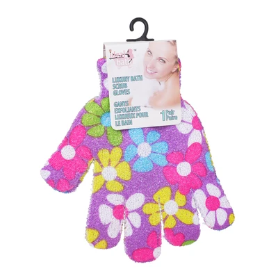 73201, Ideal Bath Printed Bath Scrub Gloves, 191554732018