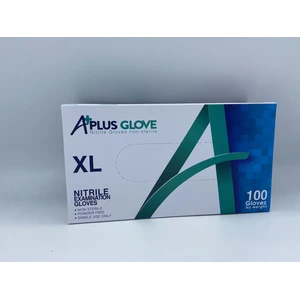 ANG-XL, A Plus Powder Free Nitrile Examination Gloves Size XL Blue, 752349384852