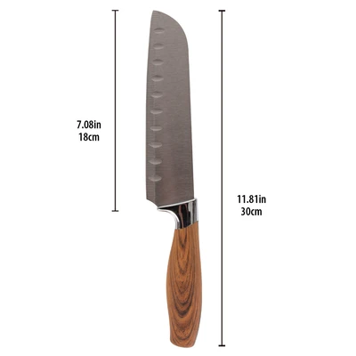 33065, Ideal Kitchen w/ Wood Handle Santou Knife, 191554330658