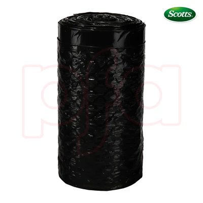 ST-30206, Drawstring Trash Bag Flex 30 Gal 78CT Black - Scotts, 191554302068