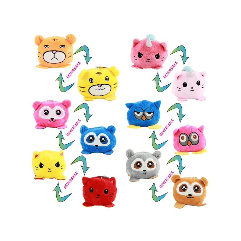 Flip Animals keychain