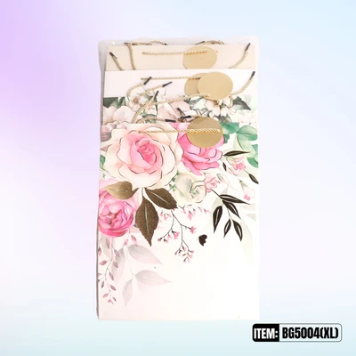 BG5004-XL, General Gift Bags XL.Assorted x4  11.8"x4.7"x16.5", 887257150104