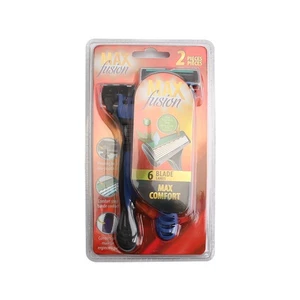 67103, Max Fusion Men Razor 6 Blade 2PK, 191554671034