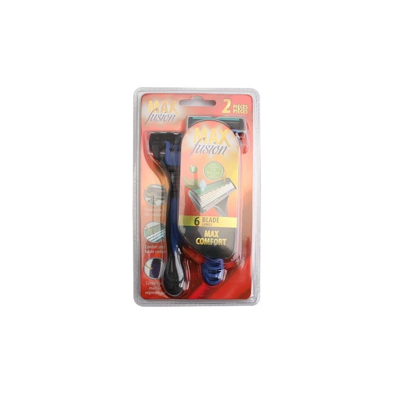 Max Fusion Men Razor 6 Blade 2PK