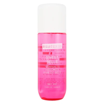 OD89864, Declassified  Ladies Body Mist 250ml/8.45fl.oz    SWEET BELLE, 191554898646
