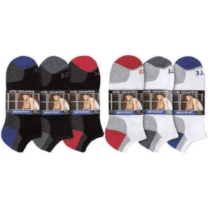 MY913, Elite Socks Ankle Performance Men 3PR Heel Toe, 8-75126-00913-4