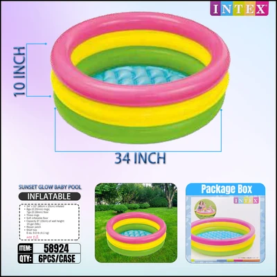 58924, Intex Pool 3 lays (34"X10")