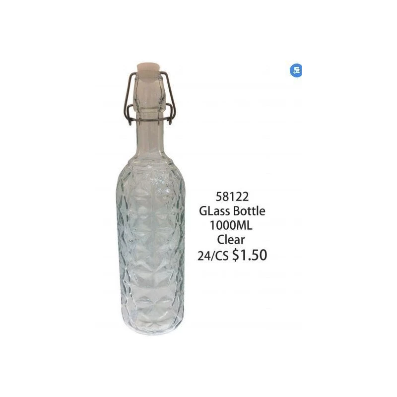 Glass Bottle 750ML Clear