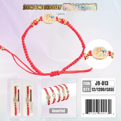 J9-013, String Line Protection Bracelet, 887257890130
