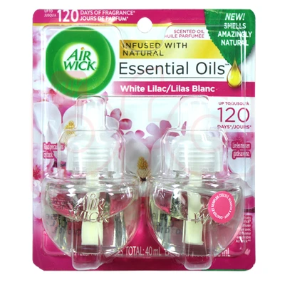 AWO2WL, Air Wick Oil 2PK White Lilac, 062338800950