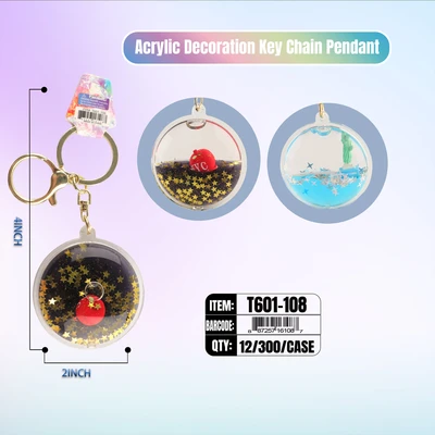T601-108, New York Acrylic Souvenir Key Chain, 887257161087