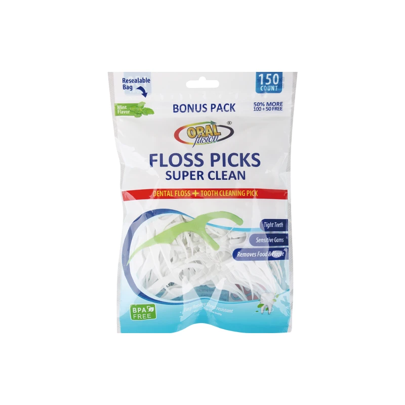 Oral Fusion Floss Picks 150CT