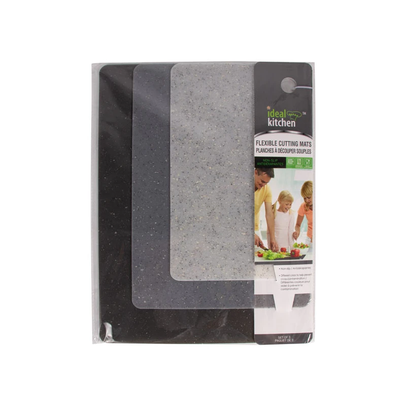 Ideal Kitchen Flexible Cutting Mats 3PK